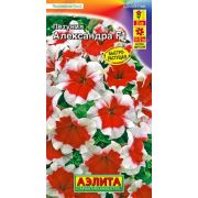 Петуния Александра F1 /Аэлита/ 7шт/ красно-бел. h-30см d-12см