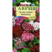 Гвоздика Монпансье /Гавриш/ 0,2г/ смесь бородатая турецкая h-60см, d-12см